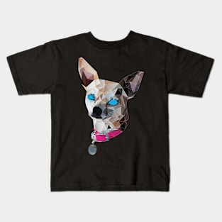 Geometric Chihuahua Kids T-Shirt